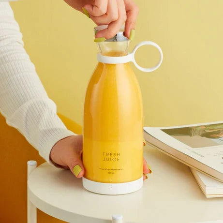 Portable Juicer Blender | USB Rechargeable | 6 Blades | 380ML